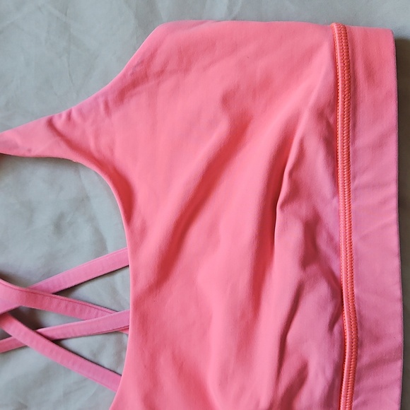 Lululemon Pink Women's Sports Bra, Size L - Picture 4 of 4